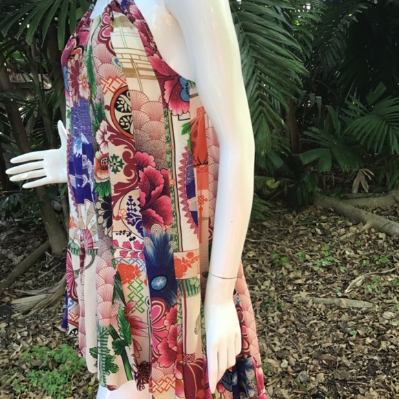 Vintage Adrian Barra silk mini Dress - Picture 4 of 8